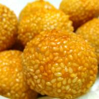 揚げるだけのごま団子＊