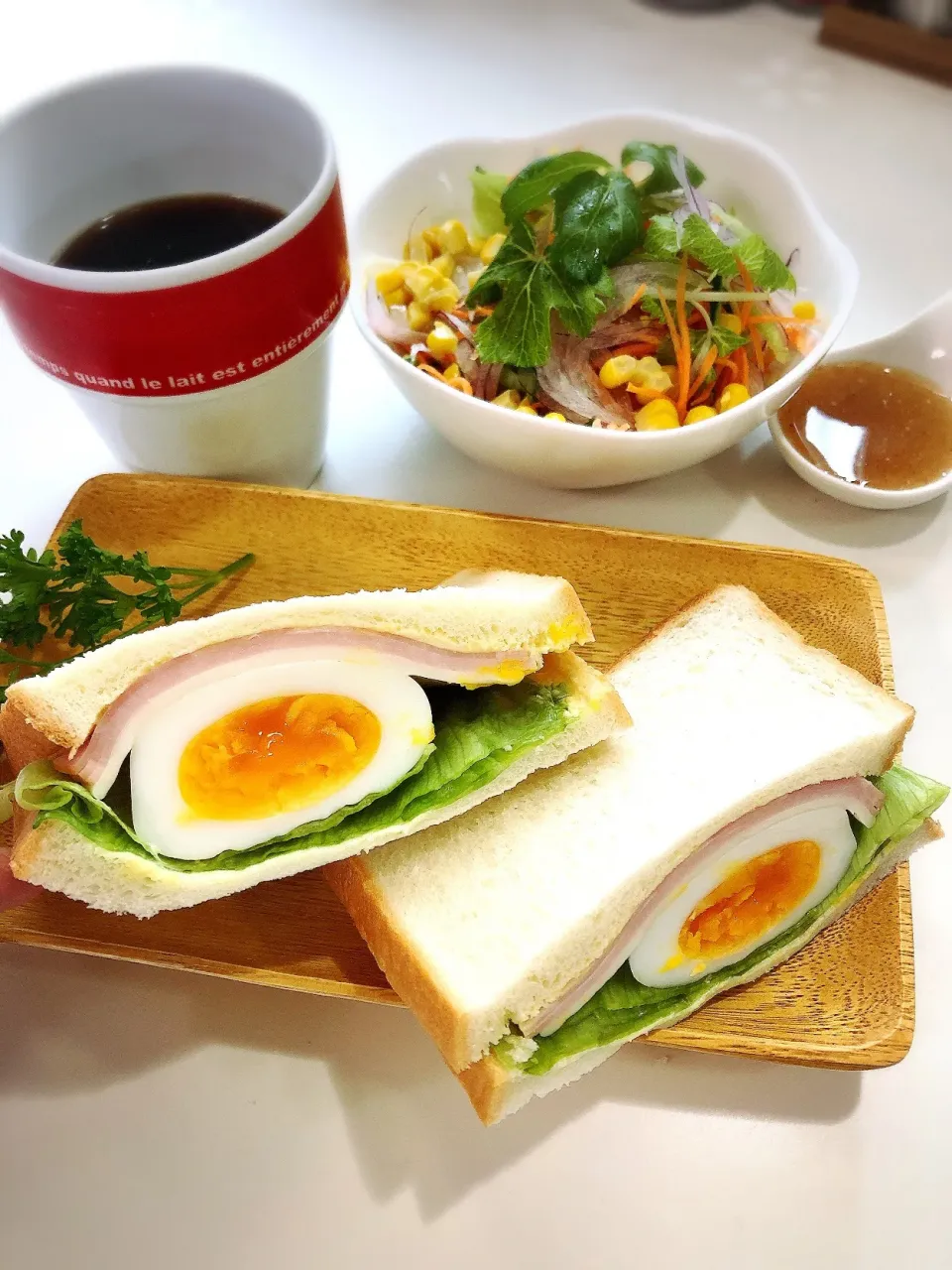 #モーニングセット🥪🥗☕️|みわさん