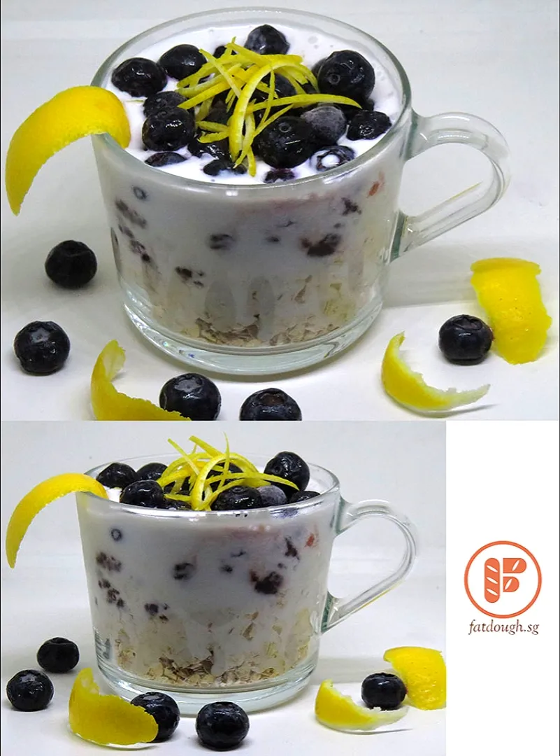 Blueberries Cheesecake Overnight Oats|Daniel Limさん