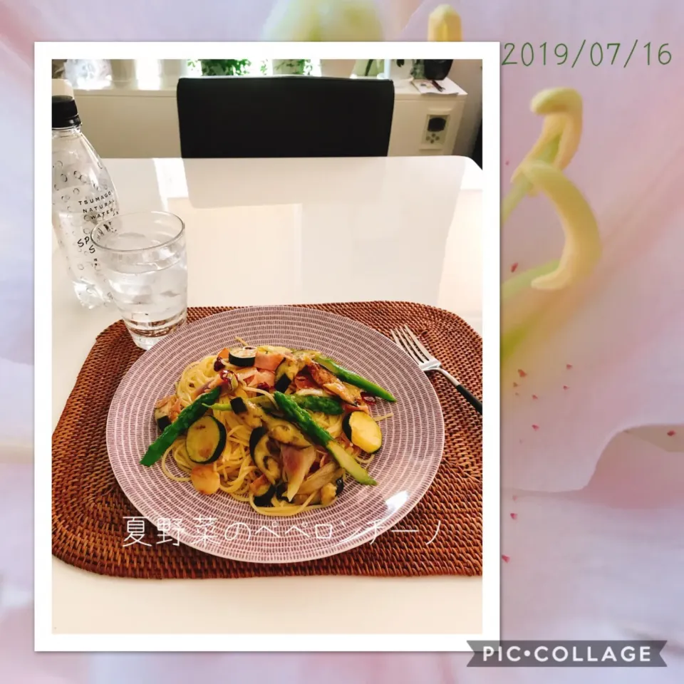 Snapdishの料理写真:#夏野菜たっぷりペペロンチーノ
#peperoncino|みすてりあすゆっこさん