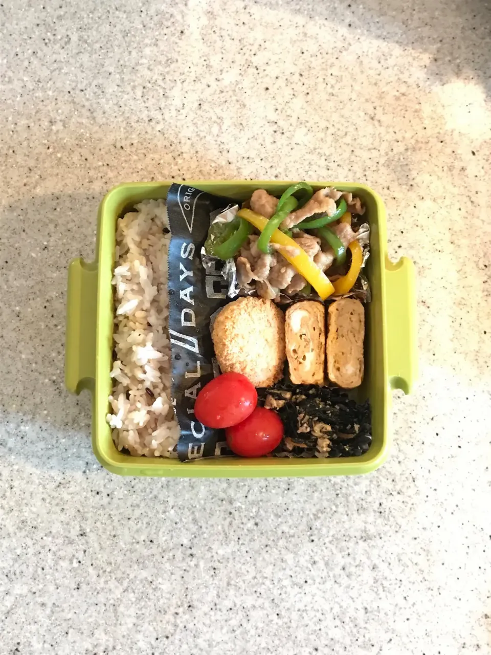 クラスマッチだよ⚾️スタミナ炒め弁当🍱
 #サッカー部弁当  #部活弁当  #弁当  #高校生男子弁当  #お弁当|ちっくんさん