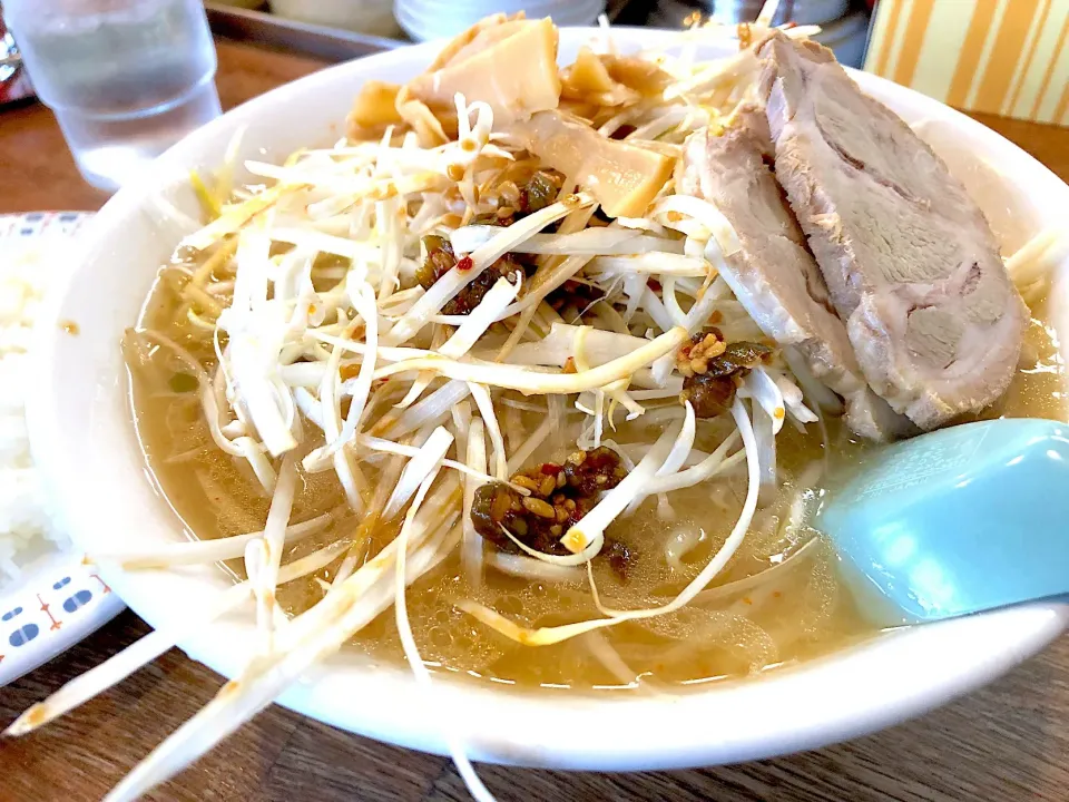 Snapdishの料理写真:羅阿麺館ネギ味噌ラーメン|BOOさん