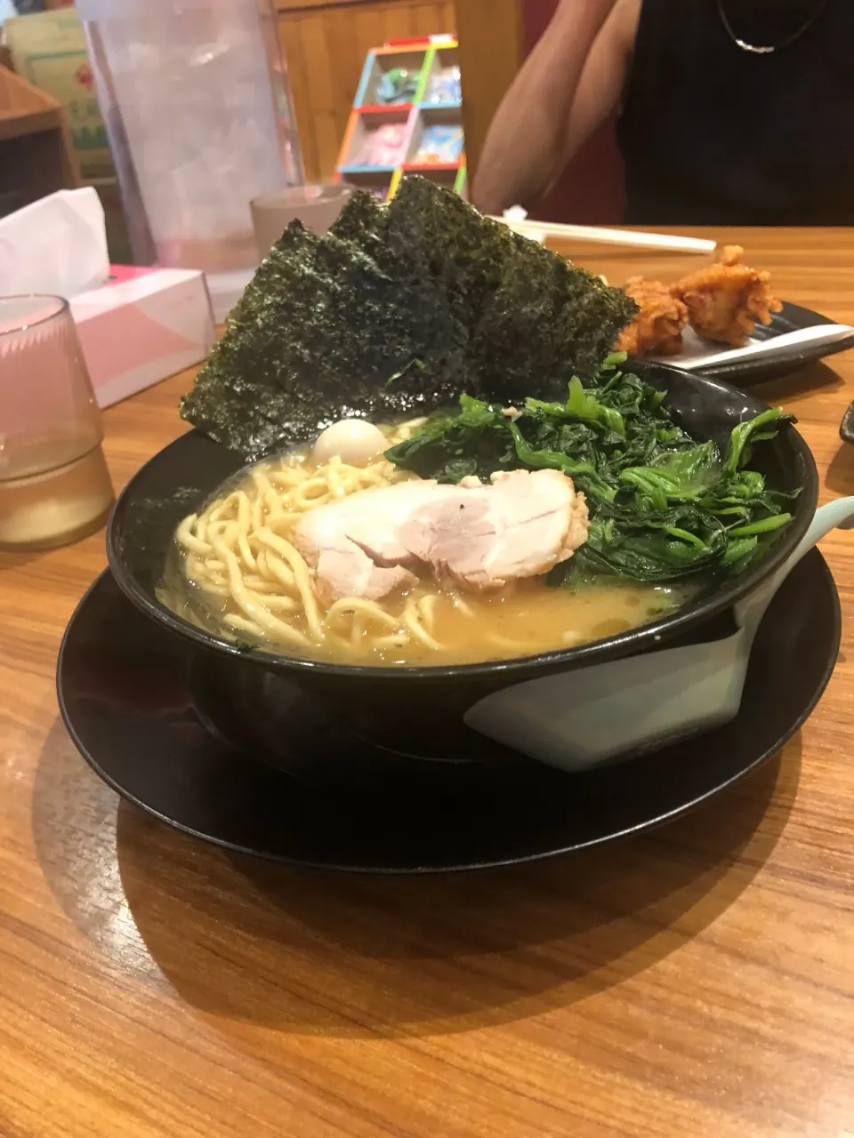 Snapdishの料理写真:醤油 ほうれん草増し  #宮前商店|Hajime Sakaiさん