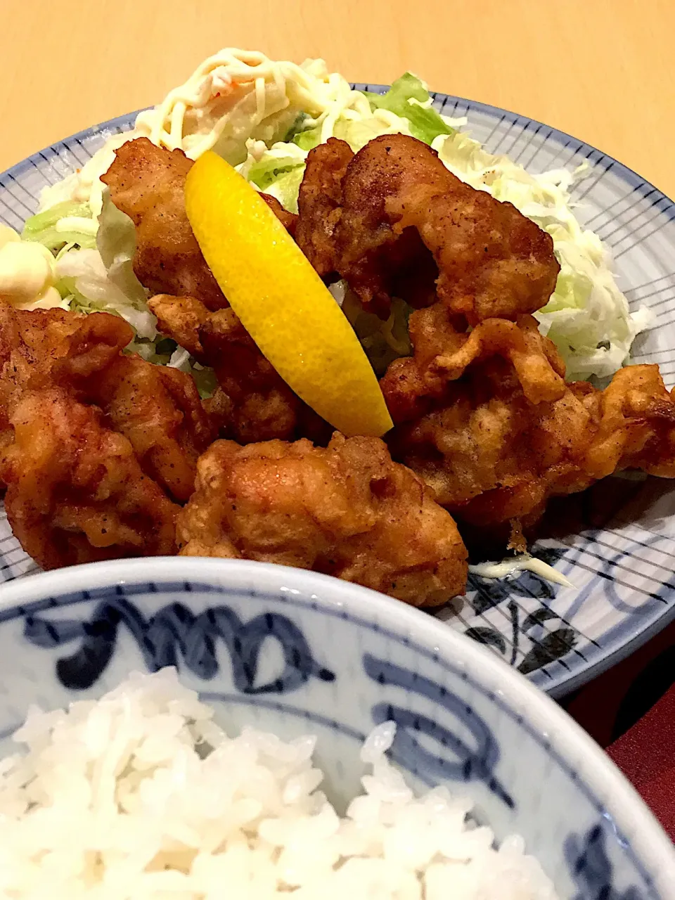 鳥のから揚げ定食|mituruさん