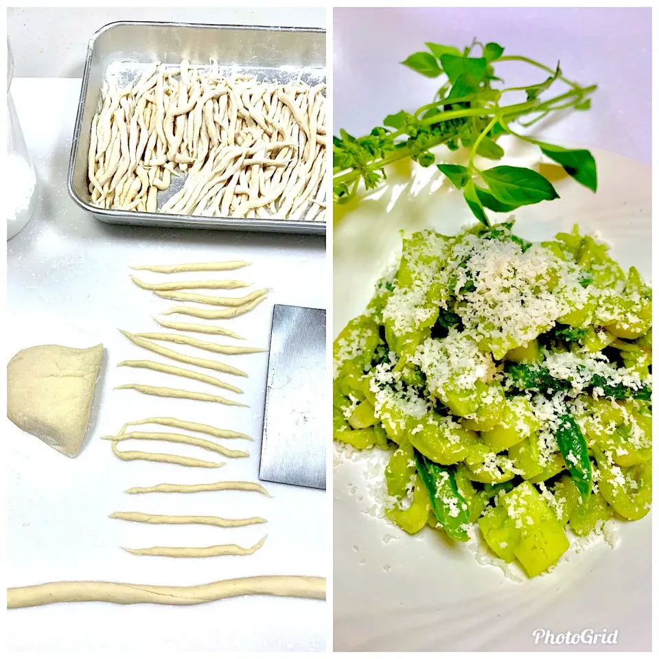 Trofie with Lemon Basil Pesto|gonbenさん