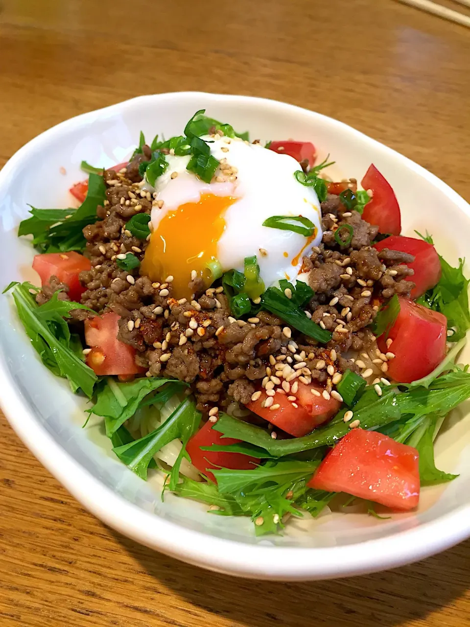 胡麻油たっぷり油麺ならぬ  油素麺|まつださんさん