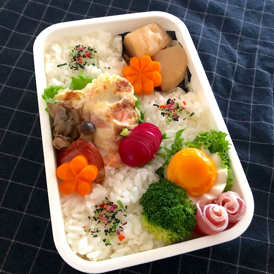 今日のおべんと★ざっくりモザイク弁当|emichococo625さん