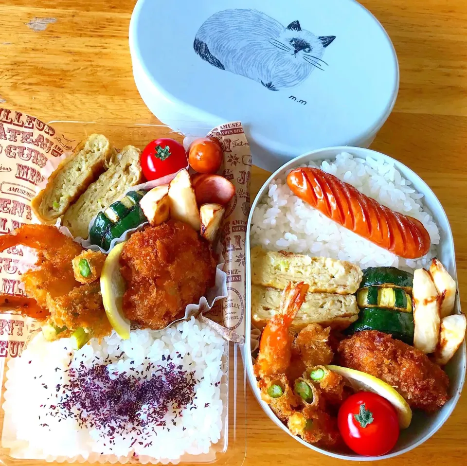 Snapdishの料理写真:ミックスフライのお弁当|Daikiさん