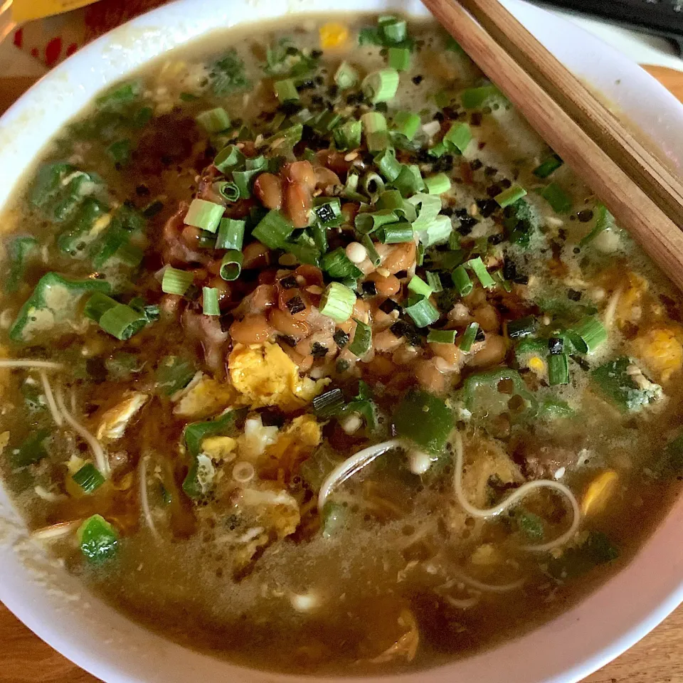 Snapdishの料理写真:カレーにゅうめん(◍•ڡ•◍)❤|いつみさん