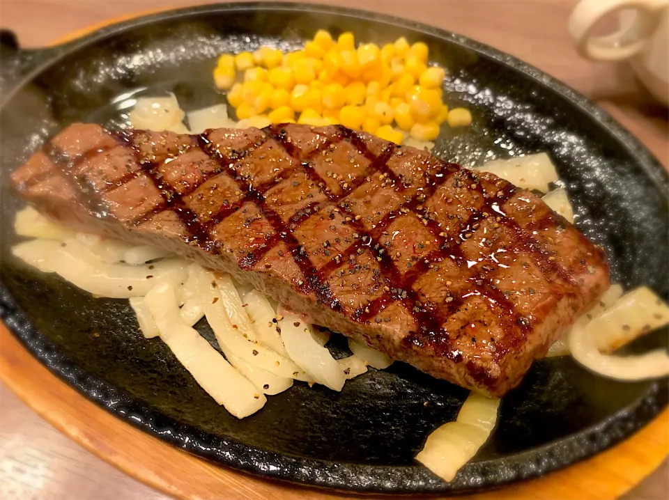 Snapdishの料理写真:〆のステーキ|Makoto Nakahodoさん