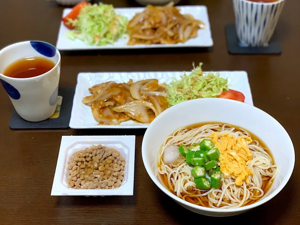 #夕飯 
🌸 半田そうめん 🌸|たんちゃんさん