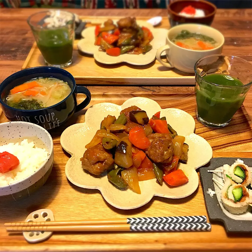 酢豚定食|ともみさん