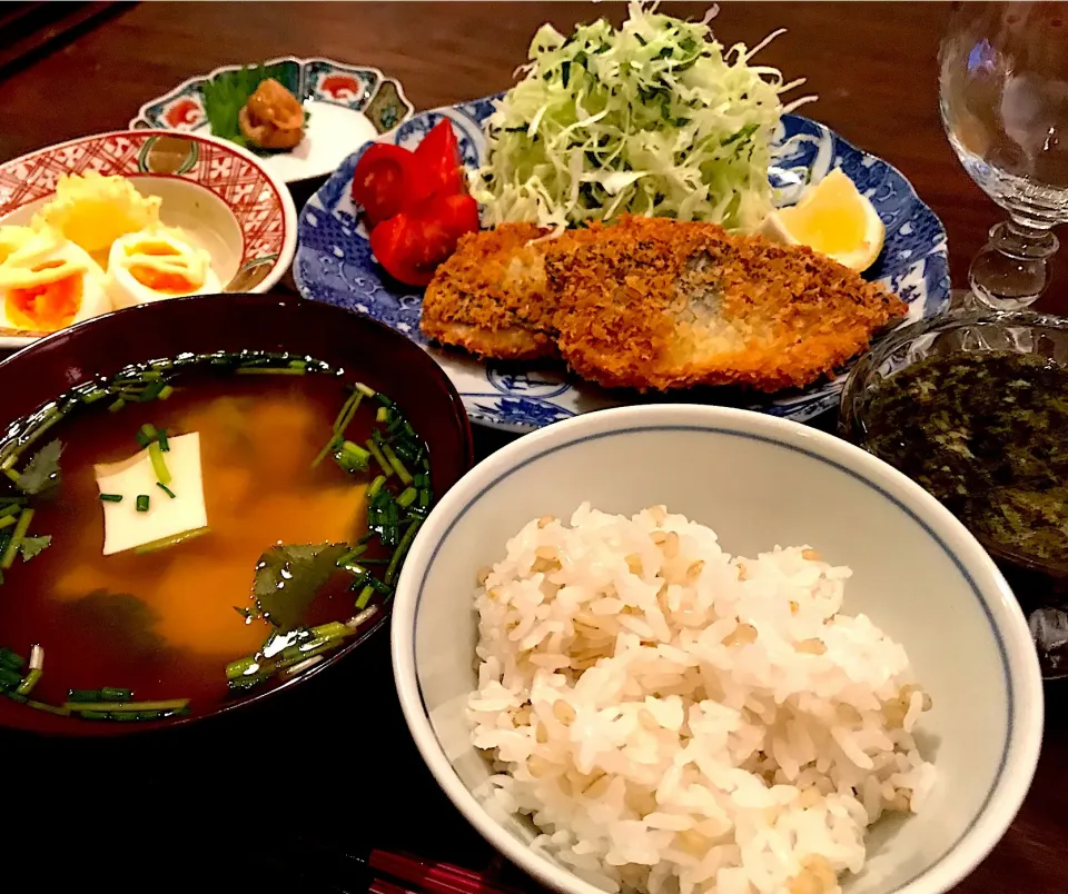 🍴鯵フライの夕ご飯🍴|うさぎママ🍷さん