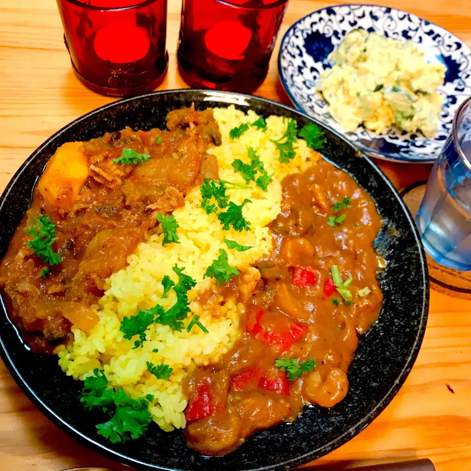 あいがけカレー|なっさまーさん