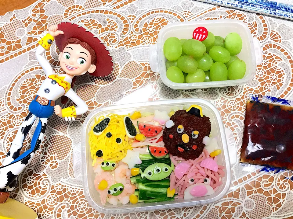 Snapdishの料理写真:トイストーリー冷やし中華弁当⭐️|makoさん