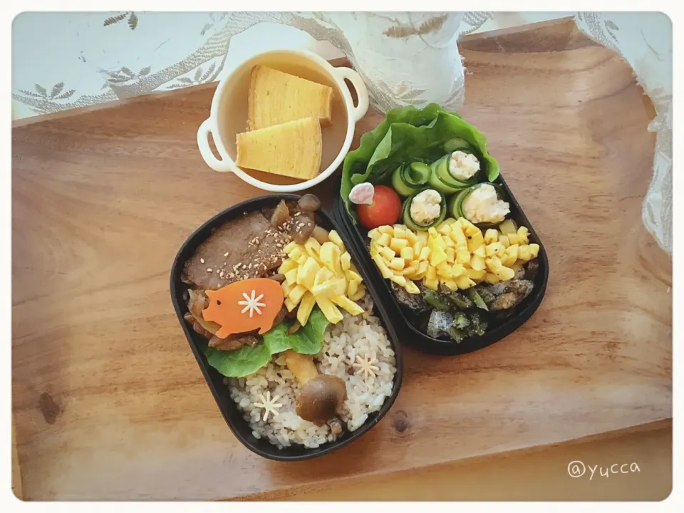 Snapdishの料理写真:JK弁当✩.*˚2019.7.19(Fri.)|yucca@さん