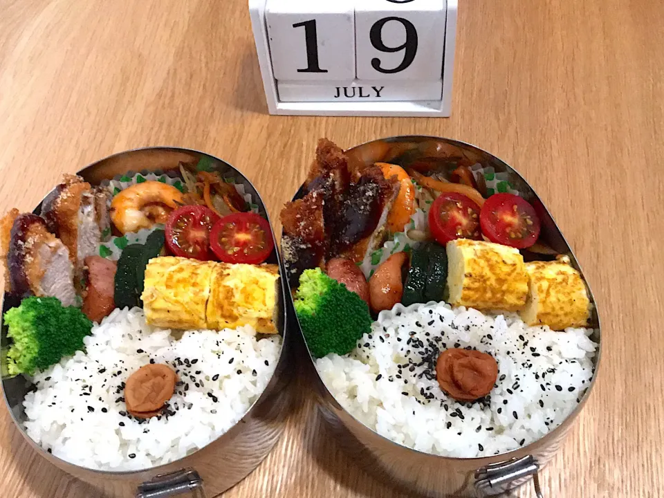 Snapdishの料理写真:本日お弁当🍱|さるばさん