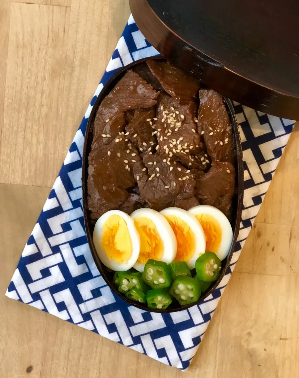 Snapdishの料理写真:ミノ焼き弁当|Keiko Sakamotoさん