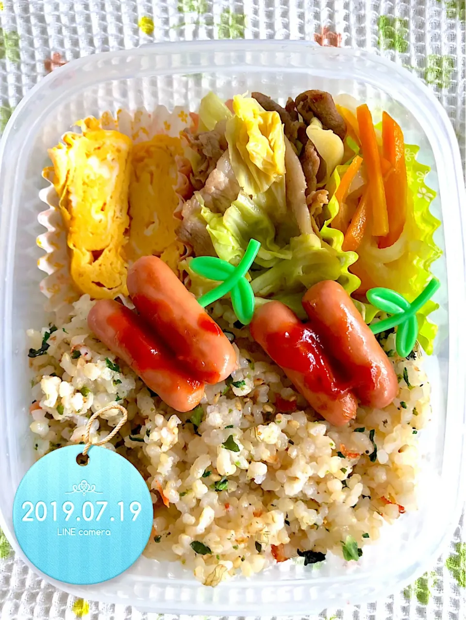 野菜炒めお弁当 #jkお弁当|harutomomamaさん