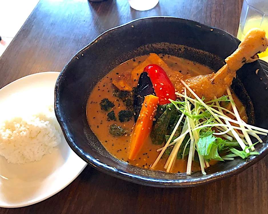 道産チキンと彩り野菜のスープカレー|まきさん