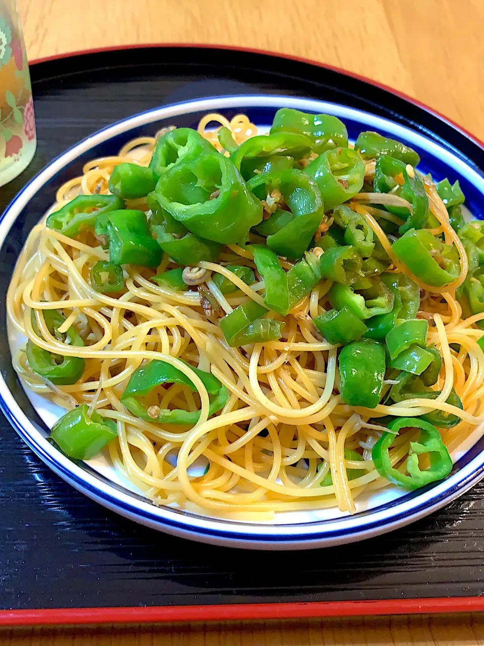 万願寺とうがらしと小女子の和風パスタ|Mikaさん