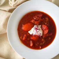 生ビーツでボルシチ クレンジングスープ