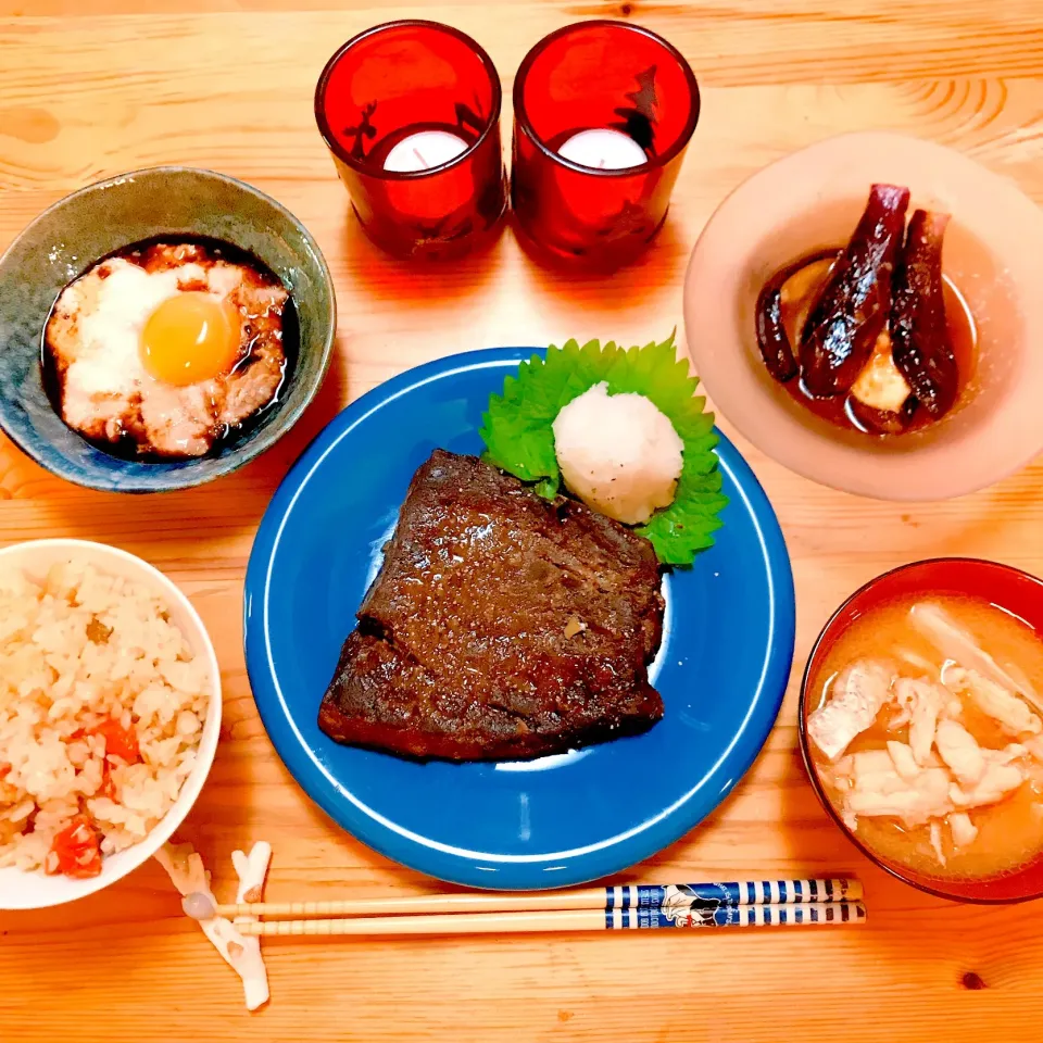 キハダマグロのステーキ定食|なっさまーさん