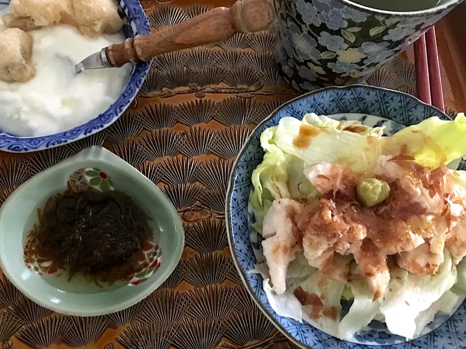 わさび鶏ハムサラダ🥗|にゃふてんさん