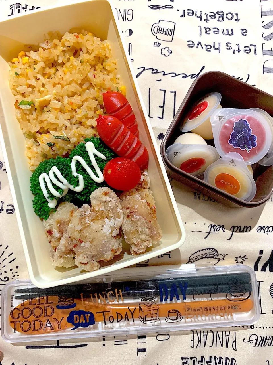 Snapdishの料理写真:2019.7.20 今日の娘弁当♡|mieさん