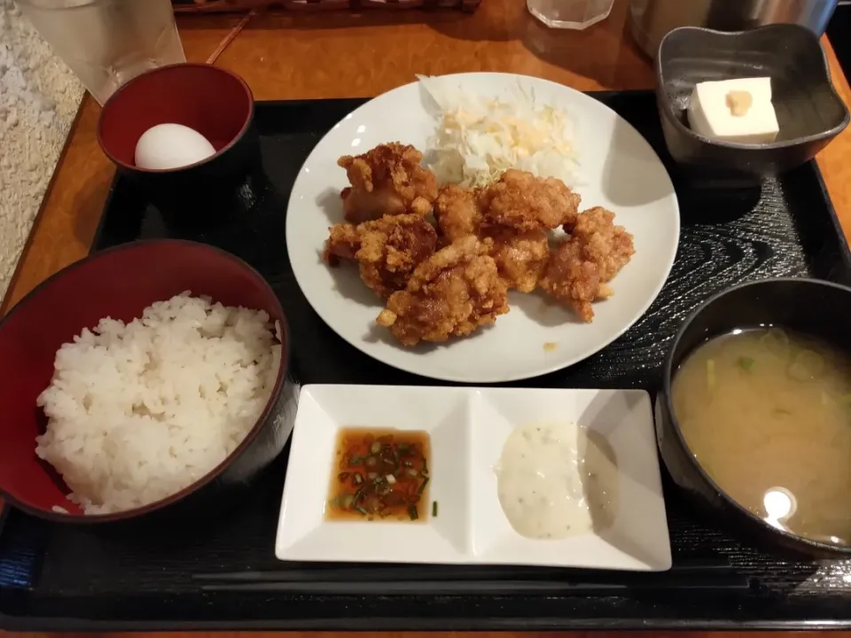 唐揚げ食べ放題定食|osakana555さん