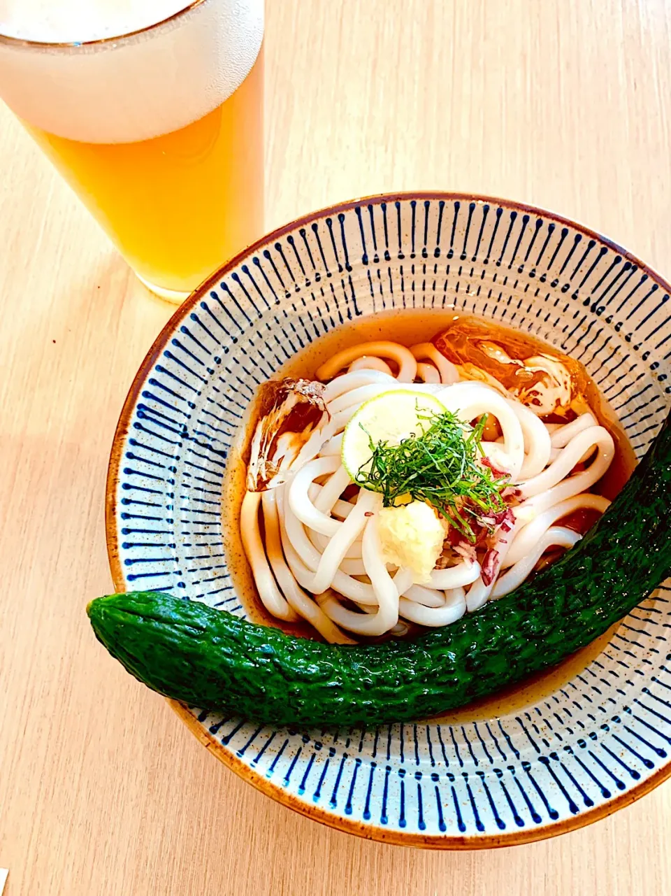 きゅうり一本ぶっかけうどん‼️😋|ぽくくんさん