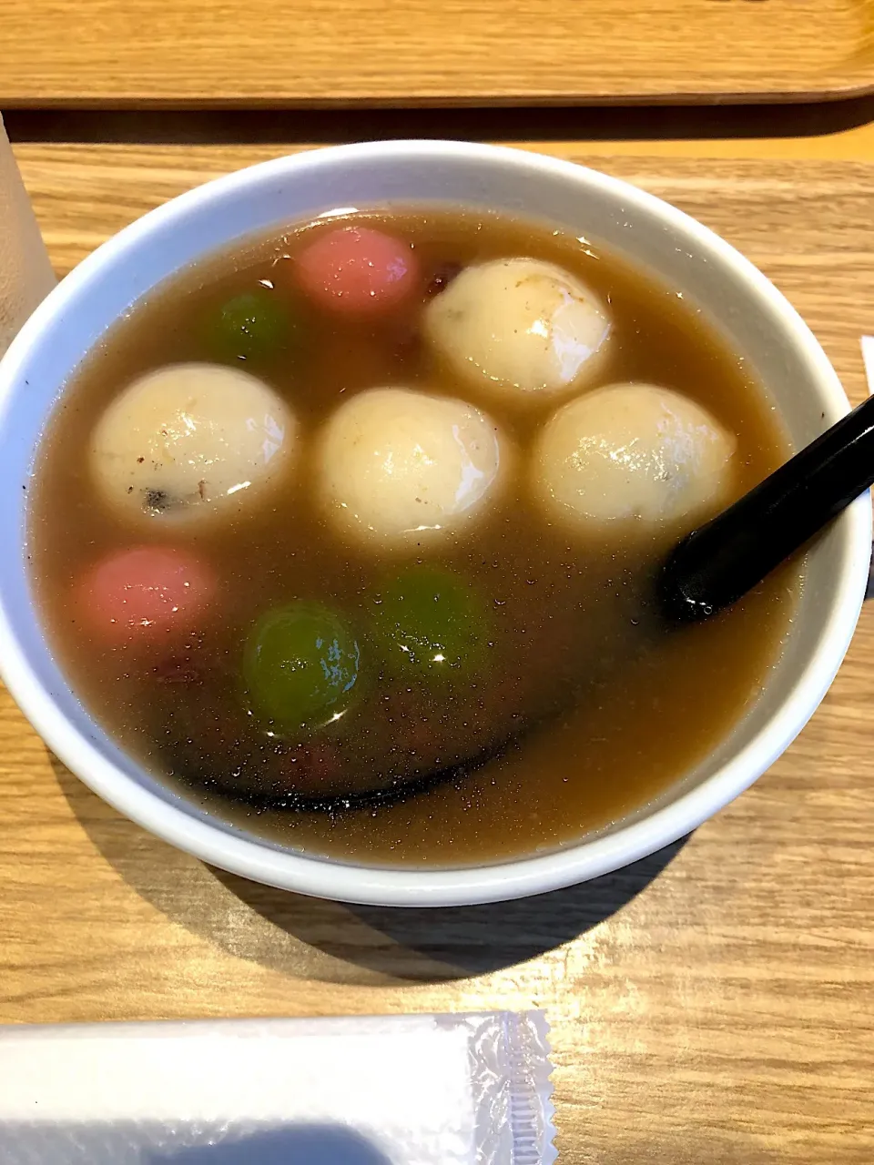 Snapdishの料理写真:春水堂の黒胡麻湯圓|Sakikoさん