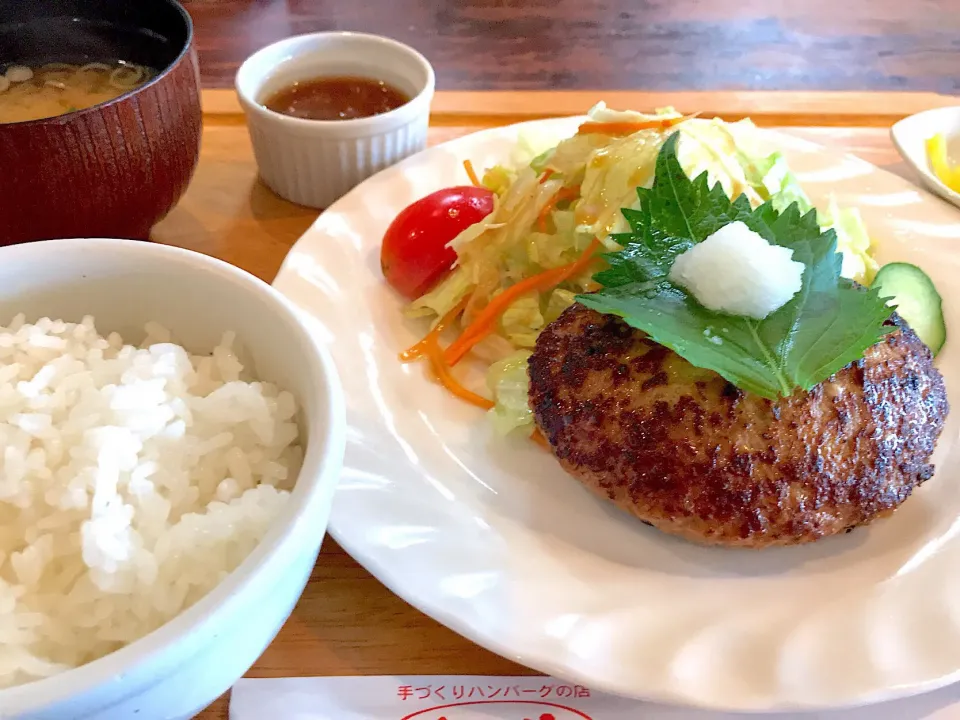 今日のランチ 和風ハンバーグ|Loveミニーさん