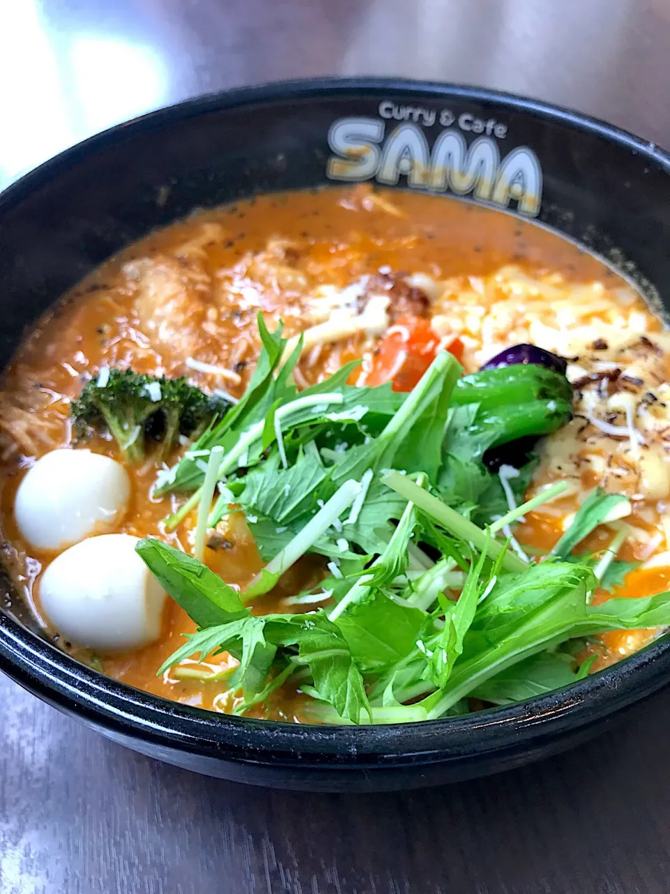 SAMA 仙台大学病院前店
鶏皮餃子野菜スープカレー|髙橋 潤さん