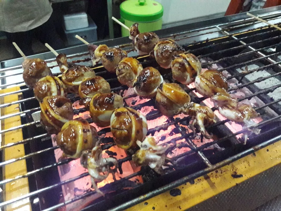 Snapdishの料理写真:cumi bakar bakso|muhammadfahrudinさん