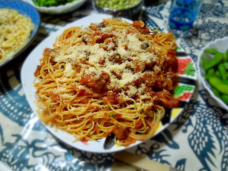 鶏肉のトマトソースパスタ|Takeshi  Nagakiさん