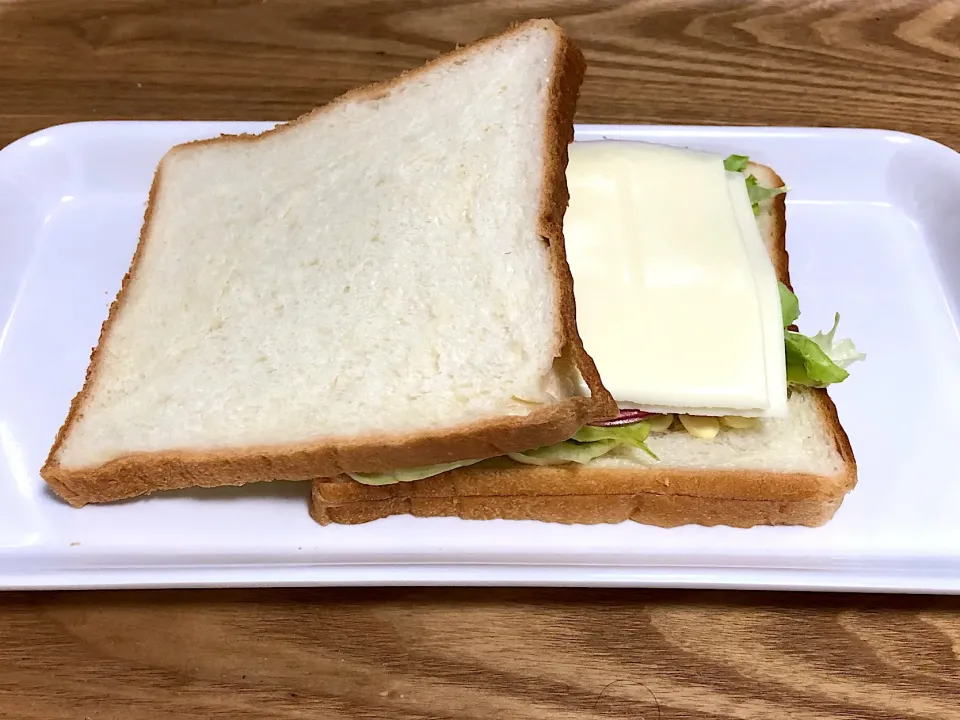 Snapdishの料理写真:今日の朝食
☆サンドイッチ|まぁたんさん