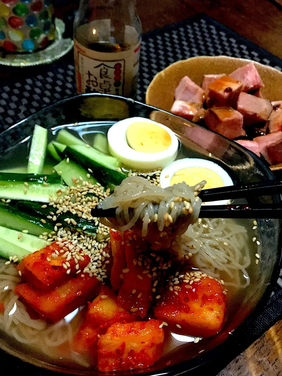 🇯🇵🇰🇷日韓関係が良くなるように祈願しながら今夜は冷麺|ま〜てぃんさん