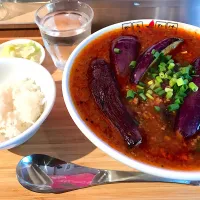 Snapdishの料理写真:麻婆茄子ラーメン|まさぽんさん