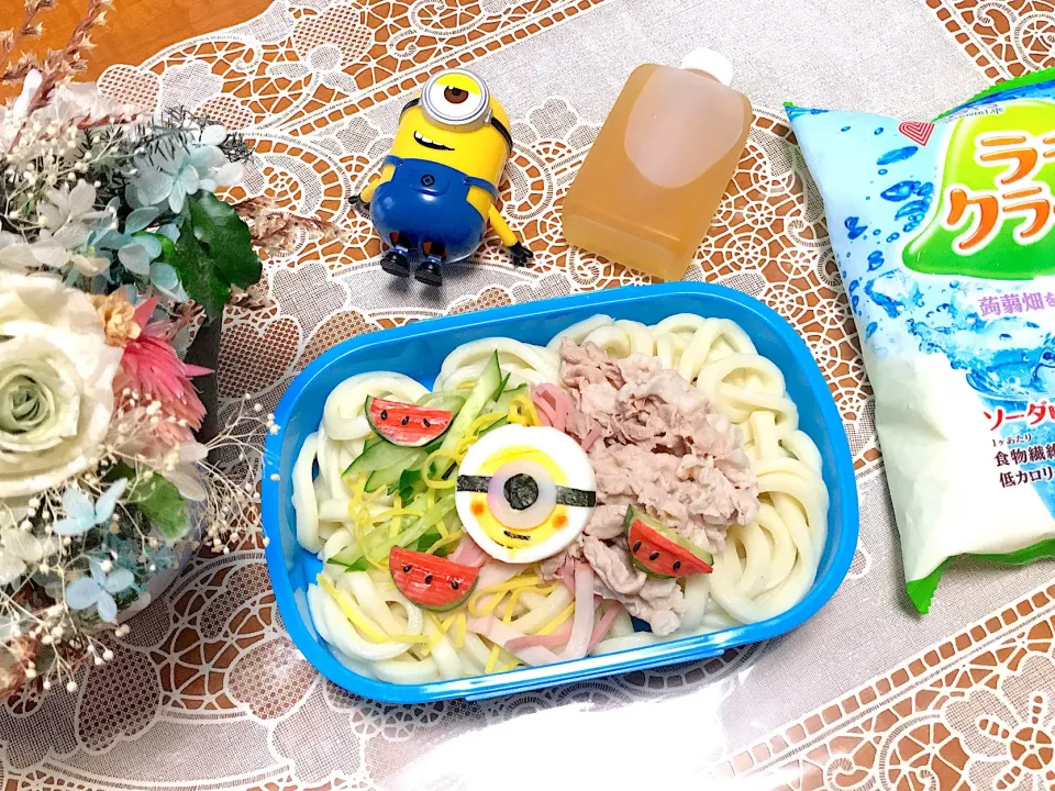 ミニオンの冷やしうどん弁当🍀|makoさん