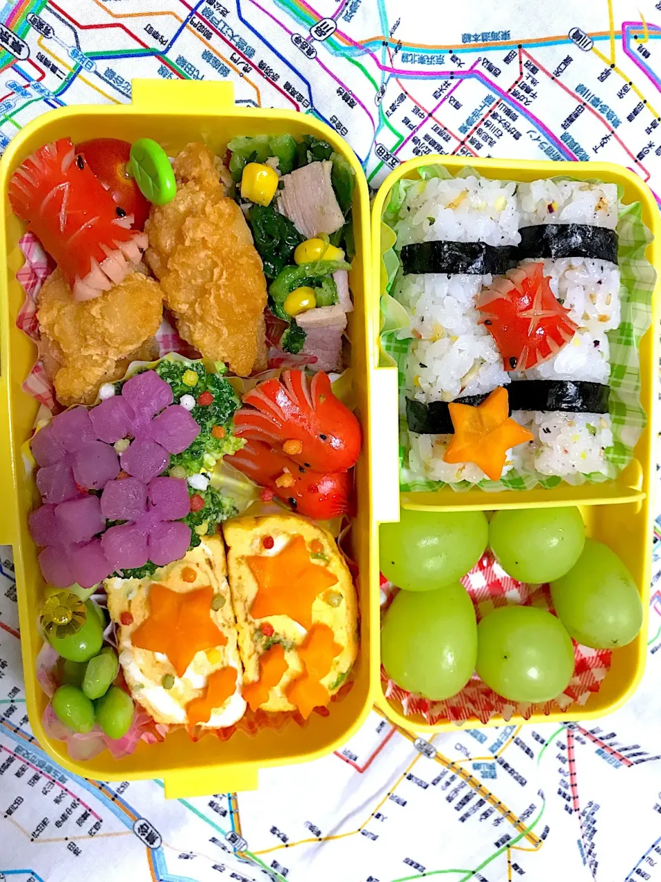 夏休み学童のお弁当🍙|ぶらいすきゃっとさん