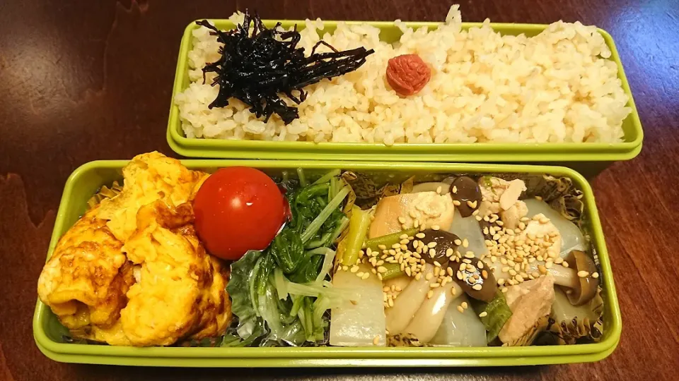 鶏腿と大根の水炊き弁当|りょーさん