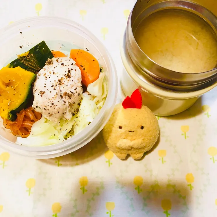 Snapdishの料理写真:2019.07.22 月曜日のナポリタン弁当🌼|えまむらさん