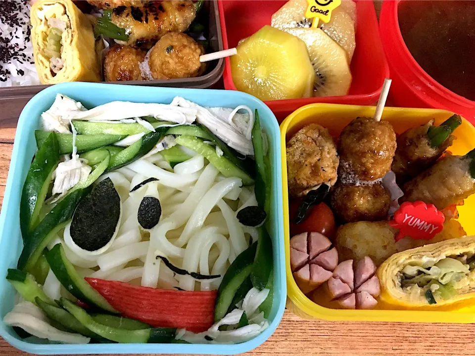 夏休み学童弁当 〜ざるうどん弁当〜
 #娘弁当  #キャラ弁  #お弁当  #スヌーピー  #学童弁当  #ざるうどん  #夏休み  #夏休み弁当  #夏休み学童|こむぎさん