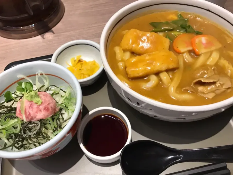 Snapdishの料理写真:カレーうどんランチ うどん大 #若鯱家|takashiwagaさん