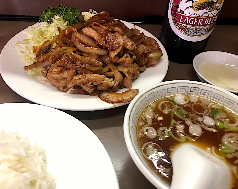 東武練馬 飛鳥さん 生姜焼き定食|須佐 浩幸さん