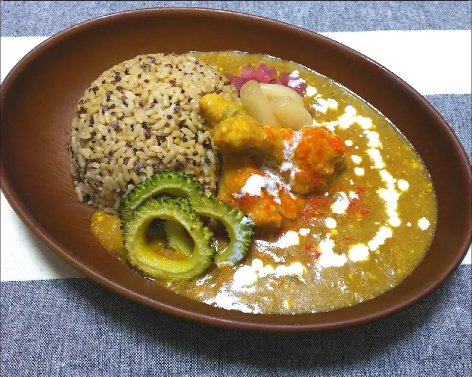 スパイシー🐔チキンカレー👳|ひとみんΨ(*´∀｀)Ψさん