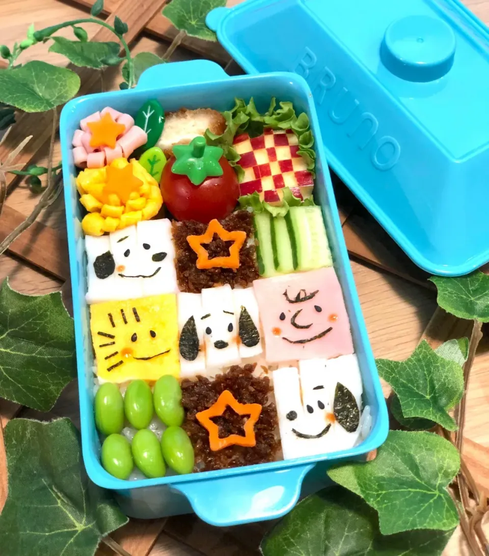 PEANUTS風モザイク弁当|tsumuchiさん