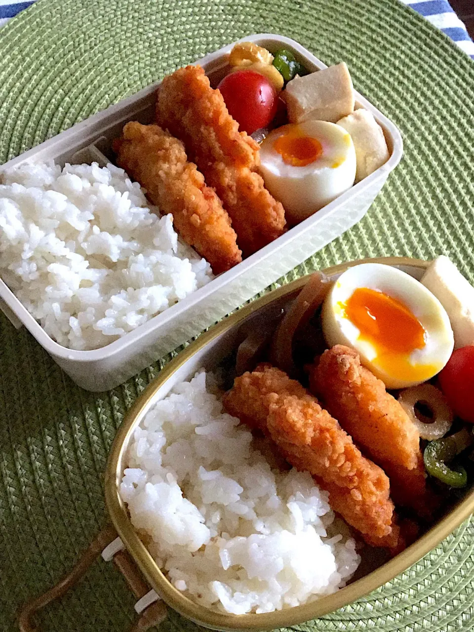 娘たちの夏休み弁当〜  昨日の初日は勝手が違いすぎて写真撮り忘れた！あー夏休みが始まりましたね|yukoさん