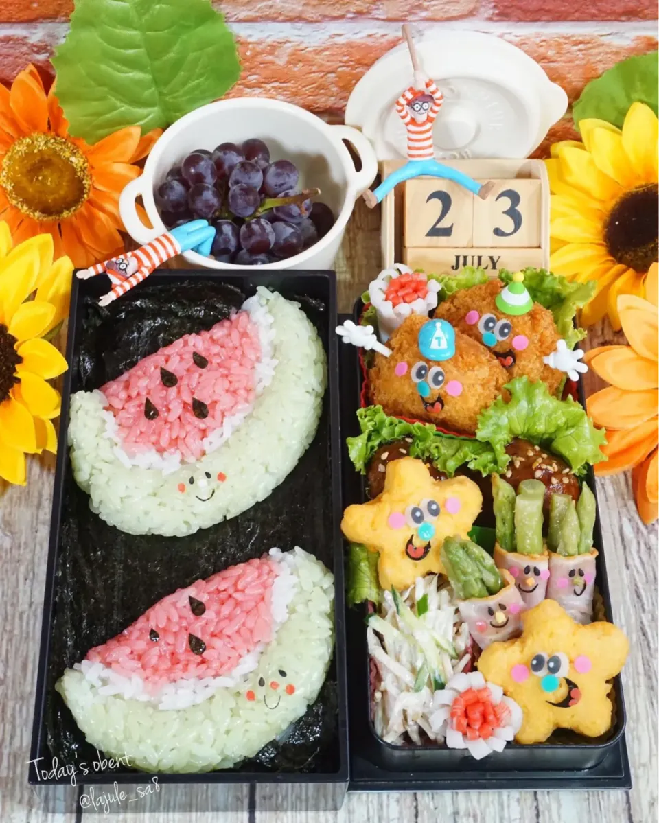 スイカ🍉ぉ弁当|La-Jule Sa8さん